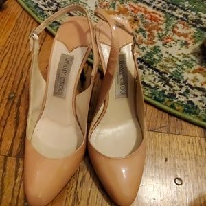 Patent leather Jimmy Choo slingbacks